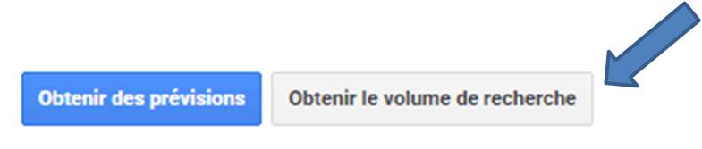 volume de recherche