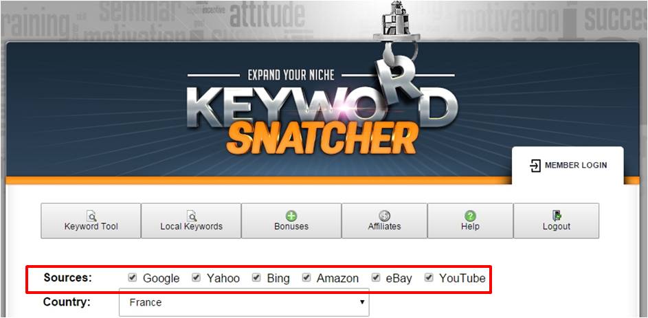 keyword snatcher