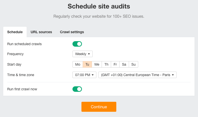 configuration audit site