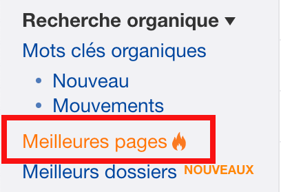 meilleurs pages